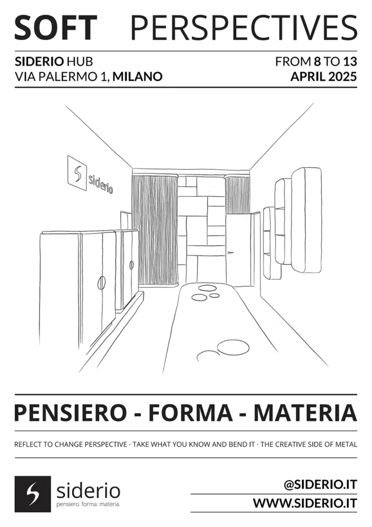 Locandina Siderio Fuori Salone 2025